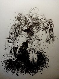 Lionel Marty - Robot A - Original Illustration