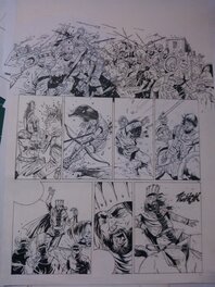 Lionel Marty - Page 36 les 7 Merveilles/ le Mausolée d'Halicarnasse - Planche originale