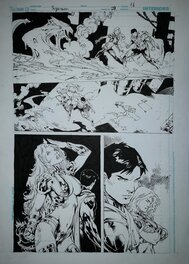 Ed Benes - Superman v3 #29 P16 - Planche originale