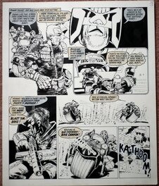 Mike McMahon - Judge Dredd - Judge Minty: The Long Walk by Mike McMahon - 2000AD Prog 147 - Planche originale