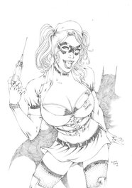 Medson Lima - Harley quinn - Illustration originale