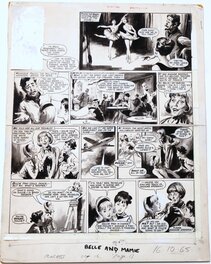 Leslie Otway - Belle & Mamie  - revue Princess du  10 octobre 1965 - Comic Strip