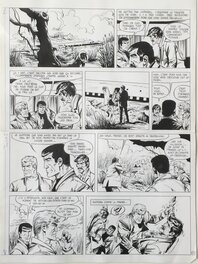 William Vance - Bob MORANE - Guérilla à Tumbaga - Planche originale