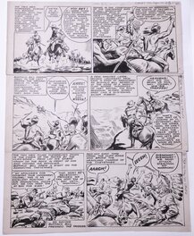 Geoff Campion - Buffalo Bill et la revue COMET 301 - 24 avril 1954 - Planche originale