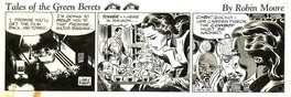 Joe Kubert - Tales of the Green Berets strip. Semaine 7 Jour 6 . 1965 - Comic Strip