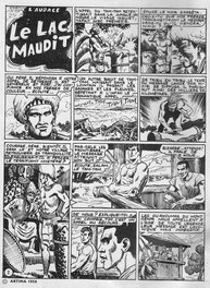 Bob Leguay - Tim l'audace - Le lac maudit - Planche originale