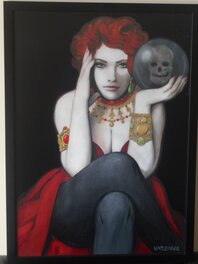 Alex Varenne - Sans titre (Memento mori ou Vanité) - Illustration originale