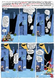 Philippe Vuillemin - Batman et Robin . Illustration dBD . dBD 83 . - Original Illustration
