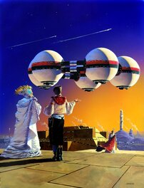 "space opera" - Illustration pour la couverture