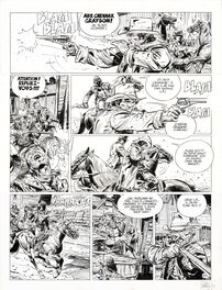 Colin Wilson - La Jeunesse de Blueberry - Le Raid Infernal - Planche originale