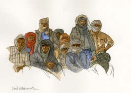 Joël Alessandra - Retour au Tchad - Original Illustration
