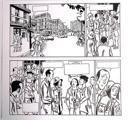Deloupy - Lucia au Havre planche 16 - Comic Strip