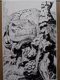 Jean-Marie Arnon - Hommage A JACK KIRBY - Original Illustration