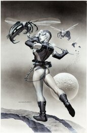 Steve Fastner - Pin up portfolio darke world - Illustration originale