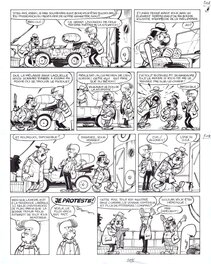 Francis - Ford T (Marc Lebut et son voisin) - Planche originale