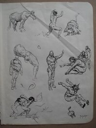 Frank Frazetta - Frazetta ORIGINAL ART - Œuvre originale