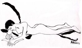 Edmond Baudoin - 1001 visions du sexe - Illustration originale