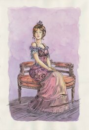 Paul Salomone - Margot fauteuil - Original Illustration