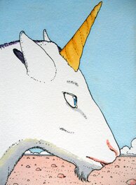 Détail aquarelle Moebius Détail aquarelle Moebius