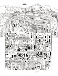 Thierry Gioux - Hauteville house 3 - le steamer fantôme - Planche originale