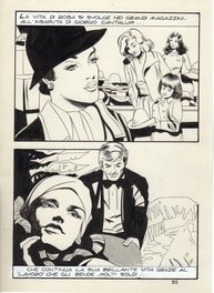 Alberto Castiglioni - Morire d'amore - planche 35, revue Fatti oggi n°17, Edifumetto, 1979 - Comic Strip