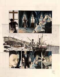 Christophe Dubois - La ballade de Magdalena - Une olive mûrit face à la mer (Tome 2, p 20) - Planche originale