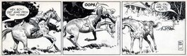 Frank Godwin - Rusty Riley - Daily strip (5 Janvier 1954) - Planche originale