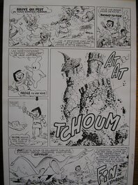 Planche originale arthur le fantôme