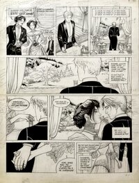 Laurent Vicomte - Sasmira - La Fausse Note (Tome 2, p 18) - Planche originale