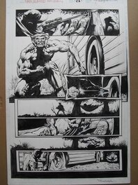 Mark Texeira - Wolverine - Planche originale