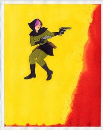 Richard Sala - Couverture pour Violenzia And Other Deadly Amusements par Richard Sala - Original Cover