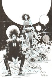 James Harren - Harren:  Sandman & Death commission - Illustration originale