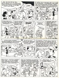 Greg - Planche de Achile Talon, Tome 16 "Le Trésor de Virgule" 1977, Greg - Comic Strip