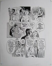 Will Eisner - The name of the game page 161 - Planche originale