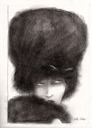 Ana Juan - Let the Fur Fly - Original Illustration