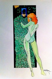 Barry Kitson - Batman & Poison Ivy par Barry Kitson - Original Illustration
