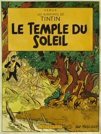 Serge Clerc - Le TEMPLE DU SOLEIL - Illustration originale