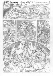 Al Severin - Al Séverin - Space pilot (funny - Bill Cosmos) - Planche originale