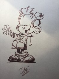 Dan Verlinden - Le petit Spirou - Illustration originale