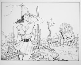 Thierry Labrosse - Majorette Fatale - Original Illustration