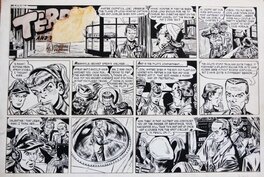 Planche originale - Terry and the Pirates sunday 1948