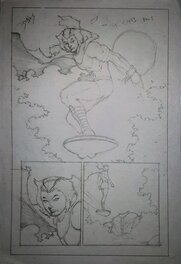 Original art - Thundercats - The Return #4 p1 - Crayonné