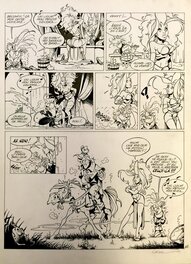Crisse - Lorette et Harpye - Tome 1, p 47 - Planche originale