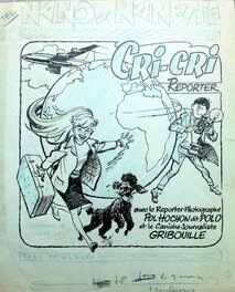 Noël Gloesner - Gloesner - Couv Cricri reporter - Original Cover