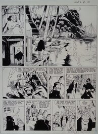 Frank Le Gall - Théodore Poussin - T4 Secrets - Planche 20 - Planche originale