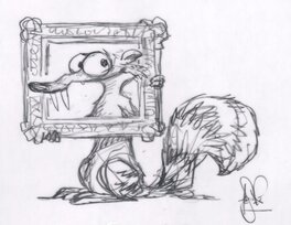 Peter De Sève - Scrat - Original Illustration