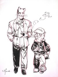 Juanjo Guarnido - Blacksad et Weekly - Original Illustration