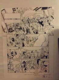 Planche original de Fred Campoy pour une des BD, Kookaburra !!