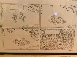 Planche original de Marko pour la BD de Voyage en Inde