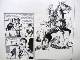 Pierre Le Goff - Planche d'un projet non concrétisé proposé au journal Lisette - Comic Strip